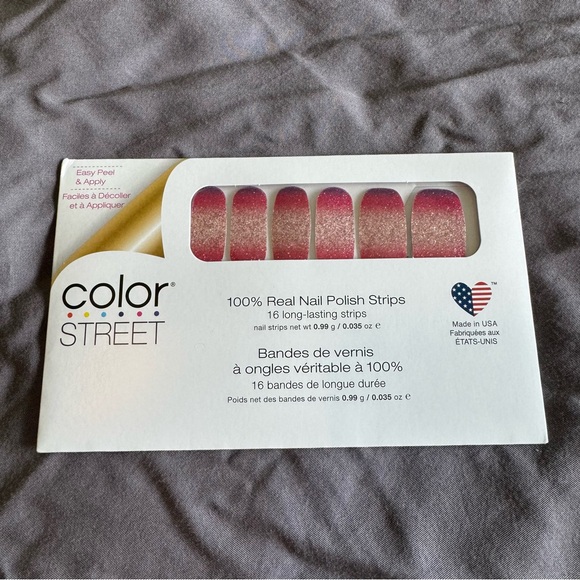 *Retired* Color Street: Nuclear Fuchsian | Pink Purple Gradient Glitter Sparkle - Picture 3 of 16